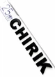Надпись "Chirik" Avtoaks 25 мм черный цвет - изображение 1