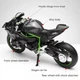 Колекційна Лита Модель CCA Мотоцикл Kawasaki Ninja H2R (Кавасакі Ніндзя) / У Масштабі 1:12 / Чорний - зображення 8