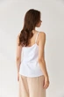 Майка на тонких бретелях з американського крепу Wear me M Білий (12_24_47_5185) - зображення 2