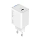 Мережевий зарядний пристрій ColorWay GaN Mini 65W PD Port PPS USB-C White (CW-CHS049PD-WT) - зображення 5