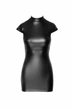 Платье Noir Handmade F309 Fantasy, L, black, мини, под латекс, короткий рукав, шнуровка сзади - изображение 4