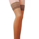 Чулки Passion ST003 1/2 beige, классические, на ажурной силиконовой резинке - изображение 1
