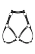 Портупея на грудь Obsessive A740 harness black O/S, искусственная кожа - изображение 1
