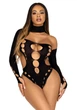 Безшовні боді на одне плече Leg Avenue Seamless thong back bodysuit - зображення 4