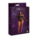 Сітчасте боді зі стразами Moonlight Plus Model 09 XL-XXXL Black, відкриті плечі - зображення 5