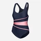 Купальник слитный женский Aqua Speed Stella Lady 8670 (299-35) 44 (XXL) Черный/Розовый (5908217686701) - изображение 4