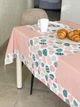 Скатерть водоотталкивающая с бортиком Delux Textil Розовые яички 170 х 130 см 367930 (368188) - изображение 3