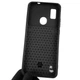 Чехол для ZTE Blade A51 бронированный с кольцом-держателем подставкой со шторкой чёрный - изображение 4