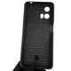 Чохол для Motorola Moto G24 Power (PB1E0003RS) броньований з кільцем-тримачем підставкою зі шторкою чорний - зображення 4