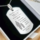 Серебряный жетон подвес 50х28мм с гравировкой для сына Серебро 925 пробы (86801) - изображение 5
