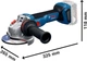 Угловая шлифовальная машина Bosch Professional GWS 18V-11 S, 2 акб 5,0 Ah, з/у, в L-BOXX (06019N4002) - изображение 2