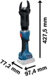 Акумуляторний гідравлічний різак Bosch Professional GKH 18V-50 50 кН без акб, з кейсом XL-BOXX (06019P0000) - зображення 2
