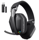 Беспроводная игровая гарнитура EKSA SuperEQ G19BT 2,4 ГГц Bluetooth 5.4 с микрофоном для PS, Xbox, ПК, Mac - изображение 1