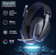 Беспроводная игровая гарнитура EKSA SuperEQ G19BT 2,4 ГГц Bluetooth 5.4 с микрофоном для PS, Xbox, ПК, Mac - изображение 4