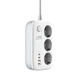 Сетевой удлинитель фильтр LDNIO SE3436 2500W 3 розетки, 2USB/2Type-C, QC/PD, 5A/65W - изображение 1