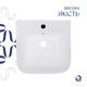 Раковина напольная моноблок Qtap Crow 445x420x840 White QT0511G315WN - изображение 5