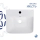 Комплект Qtap Tern: Раковина напольная моноблок 440х380х830 мм White + Донный клапан PU02O - изображение 5
