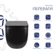 Унітаз підвісний Qtap Gemini безободковий з сидінням Soft-close QT2533076EUQMB - зображення 3