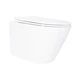 Унитаз подвесной Qtap Swan безободковый Ultra Quiet с сиденьем Soft-close QT16335179W - изображение 1