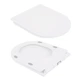 Унитаз-компакт Qtap Presto безободковый с сиденьем Soft-close QT24221217AW - изображение 8