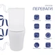 Унитаз напольный Qtap Virgo Ultra Quiet безободковый с сиденьем Soft-Close WHITE QT18226092AW - изображение 3