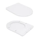 Унитаз подвесной Qtap Robin Ultra Quiet безободковый с сиденьем Soft-close 520x365x365 мм WHITE - изображение 9