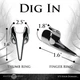 Набор колец с когтями Master Series Five-Piece Sensation Claw Rings - Silver - изображение 6