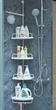 Угловая полка для ванной комнаты Multi Corner Shelf Стойка Стелаж - изображение 2