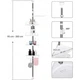 Угловая полка для ванной комнаты Multi Corner Shelf Стойка Стелаж - изображение 5