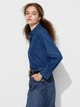 Рубашка джинсовая женская UNIQLO 705742609 S Синяя (1159826153) - изображение 2