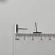 Серьги минимализм нержавеющая сталь Xuping Сережки линии пусеты TTM&nbsp;Stainless Steel Серьги геометрия линии - изображение 2