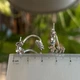 Серьги джекеты веточка Xuping Серьги из нержавеющей стали Серьги листики TTM Stainless Steel Серьги листочки - изображение 2