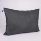 Подушка MirSon №0117 Сolor Fun Line 17-0611 Stripe Black Silk средняя 50x70 см (2200010864908) - изображение 2