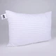Подушка MirSon №0126 Сolor Fun Line 17-0605 Stripe White Silk средняя 50x70 см (2200010864939) - изображение 2