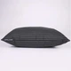 Подушка MirSon №0112 Сolor Fun Line 17-0611 Stripe Black Tencel средняя 50x70 см (2200010863468) - изображение 3