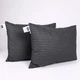 Подушка MirSon №0115 Сolor Fun Line 17-0611 Stripe Black Шерсть средняя 50x70 см (2200010864540) - изображение 5