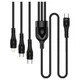 Кабель USB 2.0 AM to Lightning + Micro 5P + Type-C 1.2m 3.0A ColorWay [94151] - зображення 2