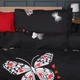 Простынь MirSon двуспальная 180x220 см 17-0753 Butterfly Bliss Ranforce Elite (2200010933079) - изображение 4