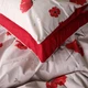 Простынь MirSon полуторная 150x220 см 17-0754 Scarlet Poppies Бязь (2200010933208) - изображение 4
