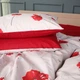 Простынь MirSon двуспальная 180x220 см 17-0754 Scarlet Poppies Ranforce Elite (2200010933635) - изображение 3