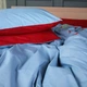 Простынь MirSon евро 200x220 см 17-0751 Flame red Бязь (2200010931518) - изображение 4