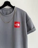 Стильна чоловіча футболка The North Face оверсайз XL сіра (F102) - зображення 2