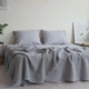 Покривало La Modno Pike Stonewashed 220x240 Pearl Gray (100% бавовна) (200388) - изображение 1