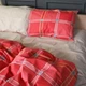 Комплект постельного белья Mirson Полуторный Евро 160х220 см 17-0765 Checkered red Бязь (2200010938951) - изображение 2