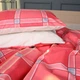 Комплект постельного белья Mirson Полуторный 143х210 см 17-0765 Checkered red Бязь (2200010938890) - изображение 4