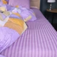 Пододеяльник MirSon Бязь 17-0764 Violet triangles 220х240 см (2200010938265) - изображение 2