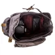 Походный рюкзак canvas Vintage 20110 Серый - изображение 5