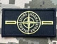 Шеврон Stone Island Стон Айленд черный с липучкой патч на одежду 5х9 см - изображение 3