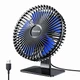 Вентилятор GAIATOP TF61, 13.5cm, 3 скорости, USB 5V 1m, Black-Blue - изображение 1