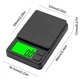 Весы ювелирные высокоточные (0.1g) до 1000g, 2хААА, black - изображение 2